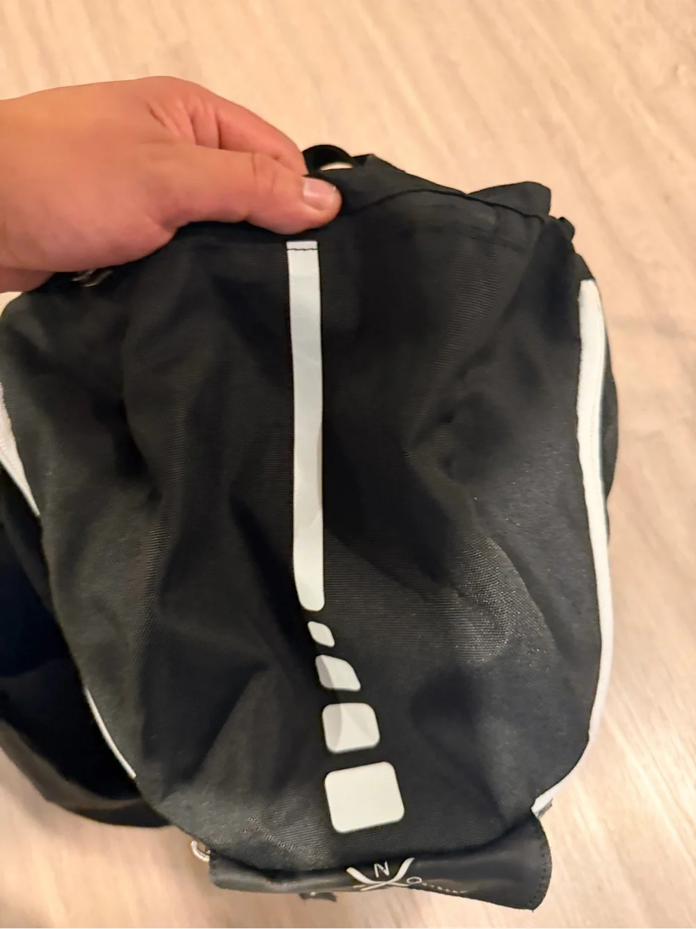 Nike HOOPS Elite Max Air Black Backpack!! Quad Zip System Read